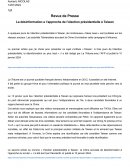 La désinformation à l’approche de l’élection présidentielle à Taiwan
