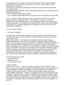 Les obligations en responsabilité civile