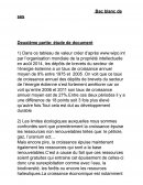 BAC blanc de sciences économiques et sociales