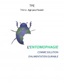 L'entomophagie comme solution d'alimentation durable