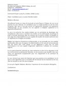 Candidature pour un poste d'étudiant salarié