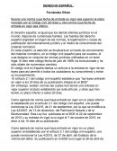 Derecho español - Apuntes