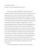 Dissertation sur la révision constitutionnelle du 6 novembre 1962