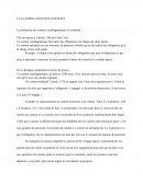 La classification des contrats