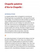 Chapelle palatine d'Aix-la-Chapelle