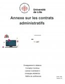 Annexe sur les contrats administratifs