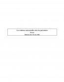 Les relations contractuelles entre les partenaires