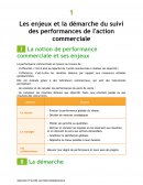 Les enjeux et la démarche du suivi des performances de l'action commerciale