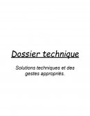 Solutions techniques et des gestes appropriés