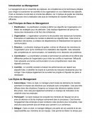Introduction au management