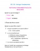 Biologie UE 2.1