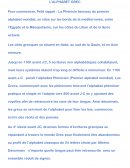 L'alphabet grec