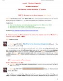 Course on american history : westward expansion from the natives point of view