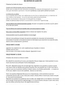 Gestion de classe