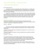 Sujet du droit international public