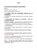 La croissance économique