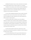 Réflexion sur la République Démocratique du Congo