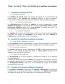 Le rôle de l’Etat et les finalités de la politique économique