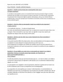 Devoir de naturopathie