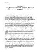Tout changement constitutionnel passe-t-il par une révision de la Constitution ?