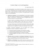 Récit autobiographique orh2162