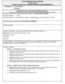 Épreuve pratique U6 : fiche de situation professionnelle