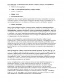 Fiche de lecture, Éthique et pratique de Joseph Rouzel
