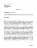 Lettre de consultation