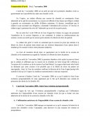 Commentaire d'arrêt : Civ.1, 7 novembre 2000