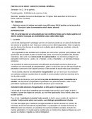 Cours de droit constitutionnel général