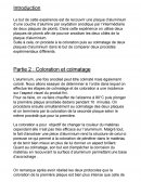 Travail pratique anodisation