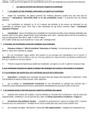 Incertitudes et stratégie des agents