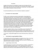 La demande en réparation du préjudice