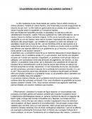 Un problème moral admet-il une solution certaine ?