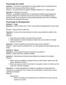 Psychologie de la santé