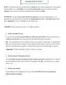 Fiche méthode sur la contraction