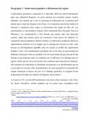 Soulèvement populaire et affaissement du régime