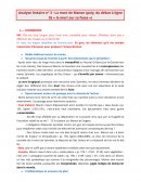 Analyse de la mort de Manon