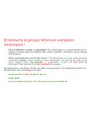 Workplace stereotypes