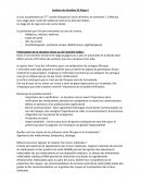 Analyse de situation en unité de médecine interne