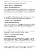 La régulation des activités économiques par le droit