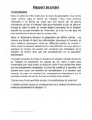 Rapport de projet : causes et conséquences de la situation de famine du Pakistan