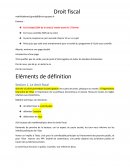 Commentaire de texte en droit fiscal