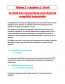 Le droit à la concurrence et le droit de propriété industrielle
