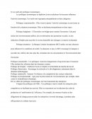 Les outils des politiques économiques