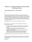 L'esclavage à Athènes en Grèce antique / esclavage moderne