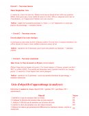Les objectifs et les compétences