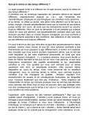 Suis-je le même en des temps différents ?