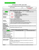 Fiche d’analyse de situation professionnelle