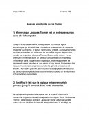 Analyse approfondie du cas Tromer